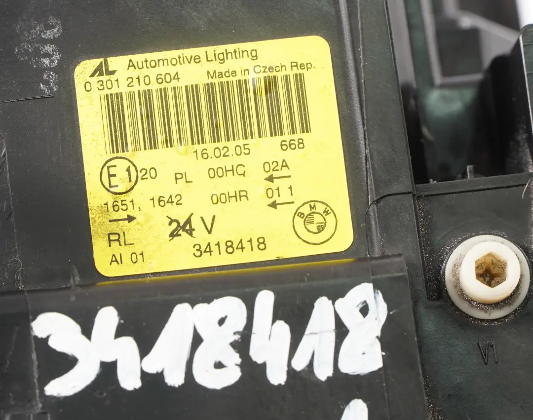 Driver Side Headlight Headlamp Lamp White Right O/S to BMW X3 Series E83 with Part number 3418418 BMW X3 Series E83 Driver Side Headlight Headlamp Lamp White Right O/S - SKU rhd-3418418-1 - Part number 3418418