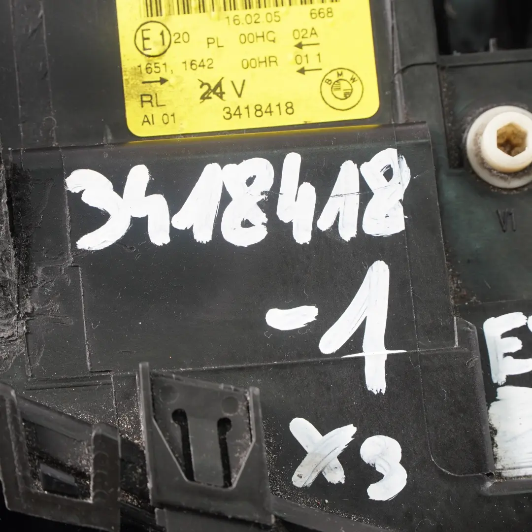 Driver Side Headlight Headlamp Lamp White Right O/S to BMW X3 Series E83 with Part number 3418418 BMW X3 Series E83 Driver Side Headlight Headlamp Lamp White Right O/S - SKU rhd-3418418-1 - Part number 3418418