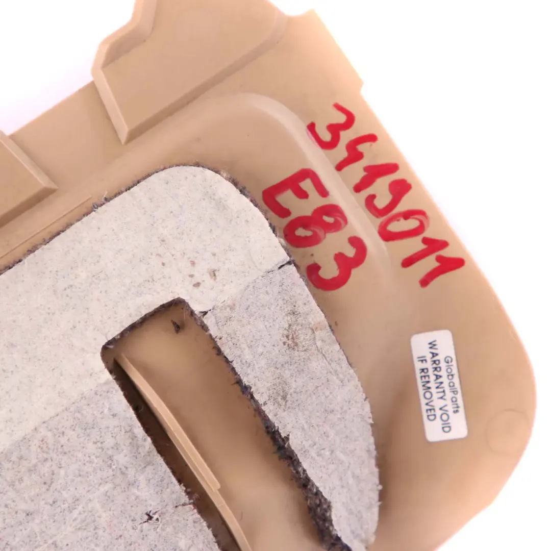 Passenger's Side Footwell Dash Trim Panel Bottom Sand Beige to BMW X3 E83 with Part number 3419011 BMW X3 E83 Passenger's Side Footwell Dash Trim Panel Bottom Sand Beige - SKU rhd-3419011 - Part number 3419011