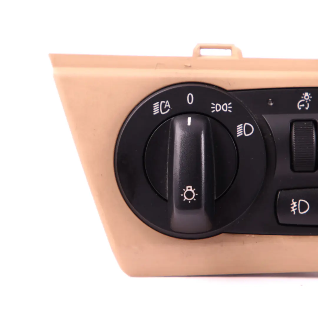 Light Headlight Control Element Switch Panel Beige to BMW X3 Series E83 LCI with Part number 3420283 BMW X3 Series E83 LCI Light Headlight Control Element Switch Panel Beige - SKU rhd-3420283 - Part number 3420283
