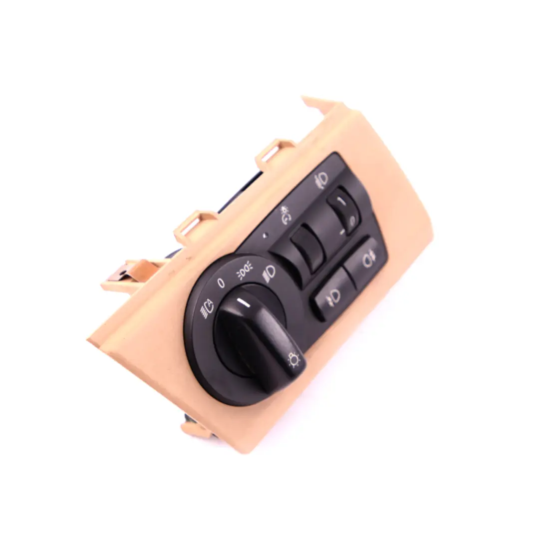 BMW X3 Series E83 LCI Light Headlight Control Element Switch Panel Beige - SKU rhd-3420283 - Part number 3420283