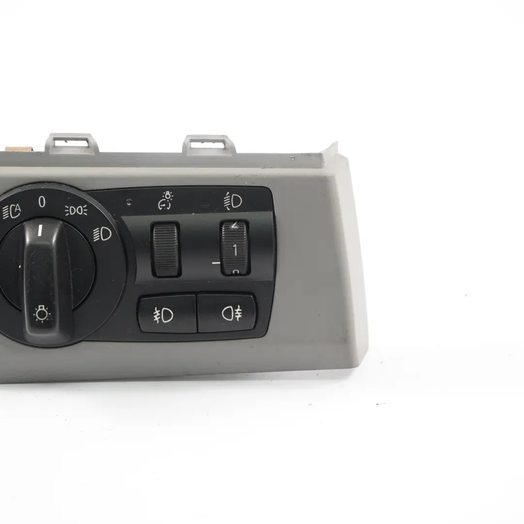 BMW X3 Series E83 LCI Light Headlight Control Element Switch Panel Grey - SKU rhd-3420284 - Part number 3420284