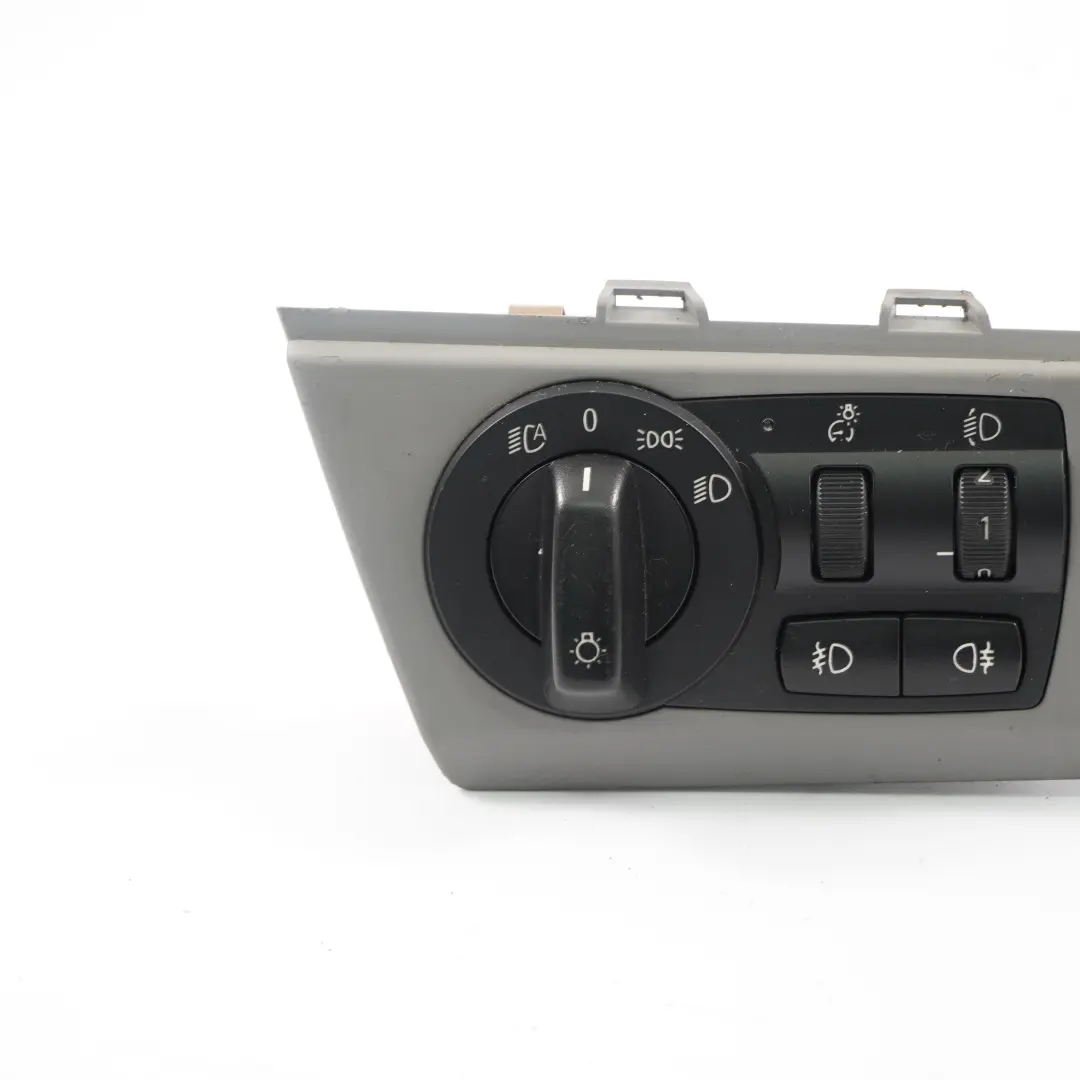 BMW X3 Series E83 LCI Light Headlight Control Element Switch Panel Grey - SKU rhd-3420284 - Part number 3420284