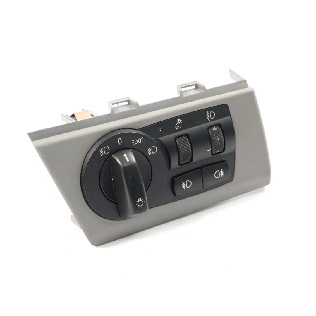 Light Headlight Control Element Switch Panel Grey to BMW X3 Series E83 LCI with Part number 3420284 BMW X3 Series E83 LCI Light Headlight Control Element Switch Panel Grey - SKU rhd-3420284 - Part number 3420284