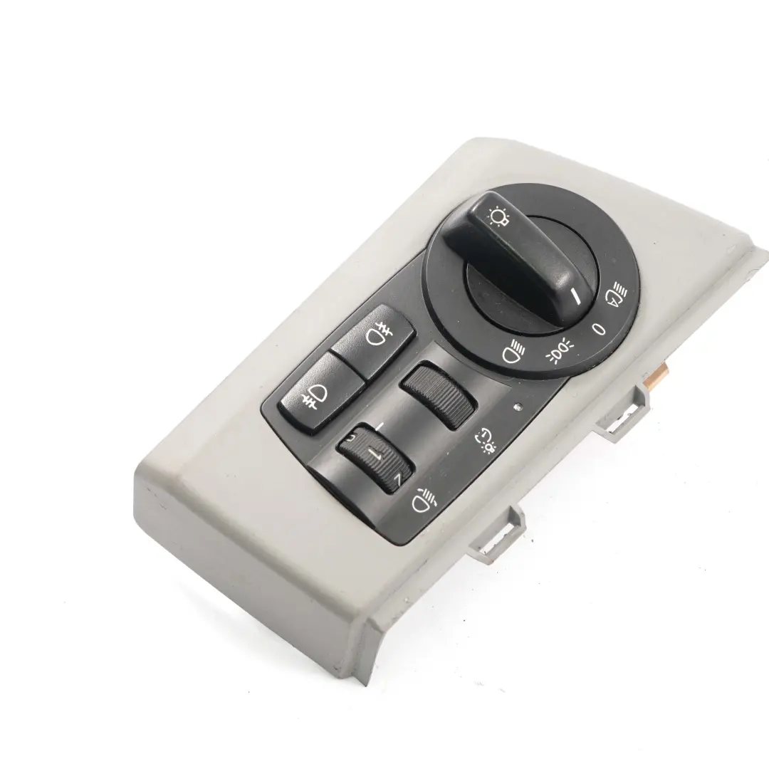 BMW X3 Series E83 LCI Light Headlight Control Element Switch Panel Grey - SKU rhd-3420284 - Part number 3420284