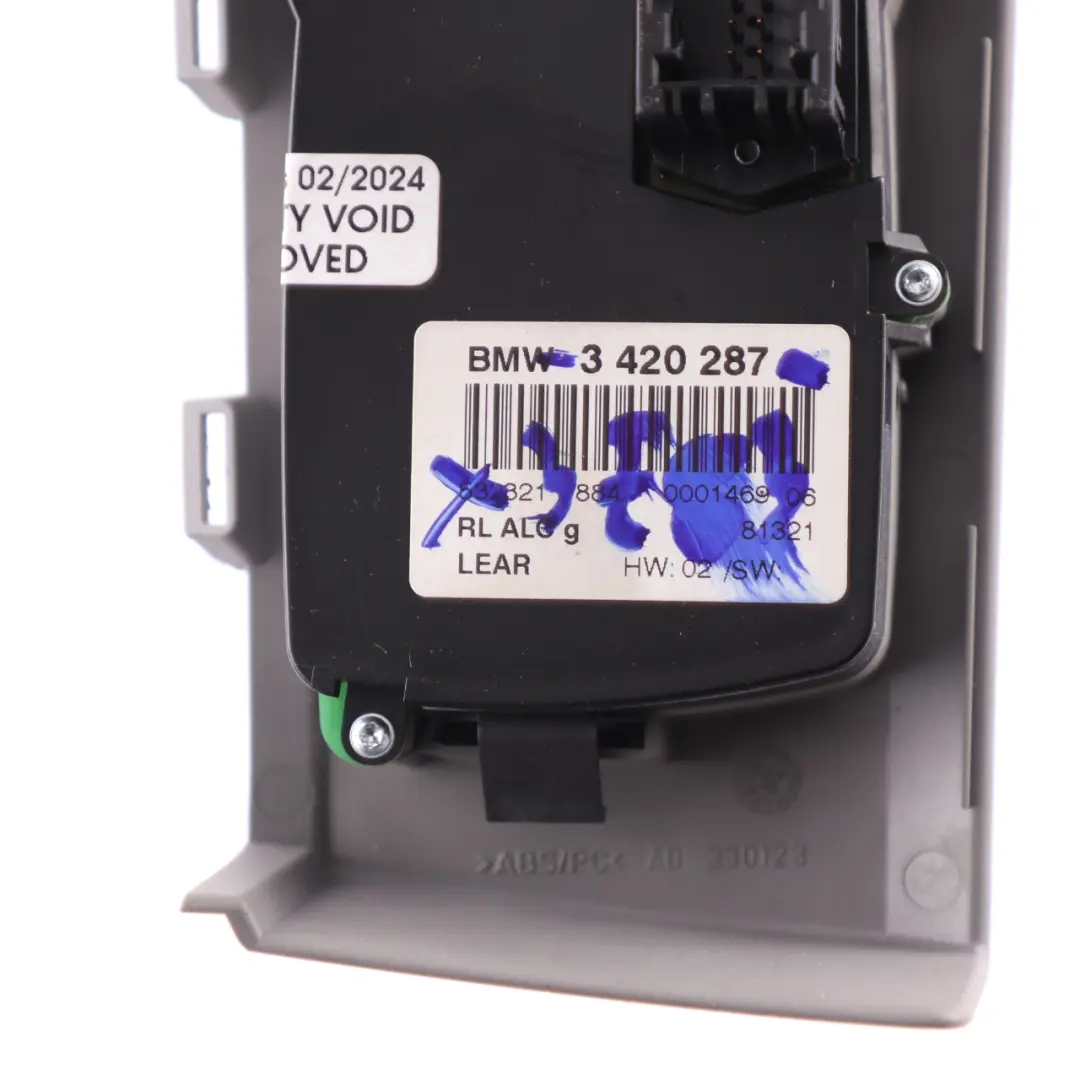 BMW X3 E83 LCI Headlight Fog Light Control Element Switch Panel Grey - SKU rhd-3420287 - Part number 3420287