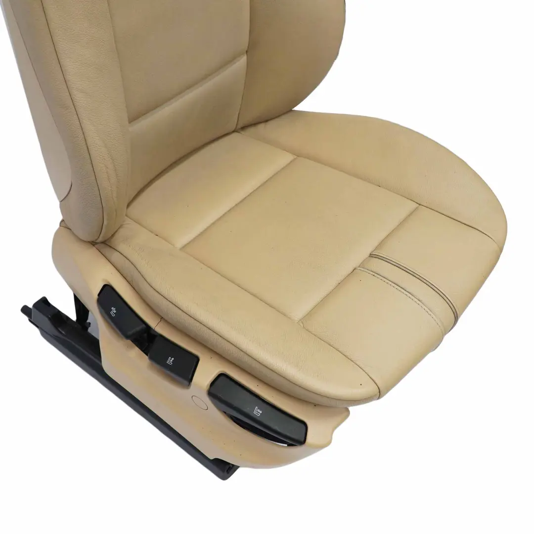 Front Seat BMW X3 E83 LCI Right O/S Driver Side Leather Nevada Sand Beige to with Part number 3421904 Front Seat BMW X3 E83 LCI Right O/S Driver Side Leather Nevada Sand Beige - SKU rhd-3421904-2 - Part number 3421904