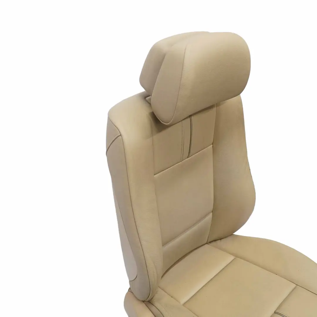  Front Seat BMW X3 E83 LCI Right O/S Driver Side Leather Nevada Sand Beige - SKU rhd-3421904-2 - Part number 3421904