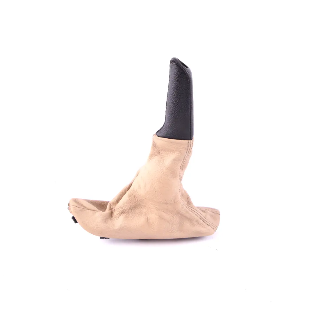 Handbrake Lever Cover Sandbeige to BMW X3 Series E83 with Part number 3424469 BMW X3 Series E83 Handbrake Lever Cover Sandbeige - SKU rhd-3424469 - Part number 3424469