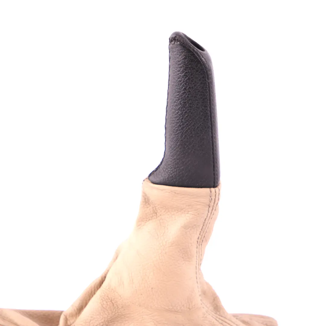 Handbrake Lever Cover Sandbeige to BMW X3 Series E83 with Part number 3424469 BMW X3 Series E83 Handbrake Lever Cover Sandbeige - SKU rhd-3424469 - Part number 3424469