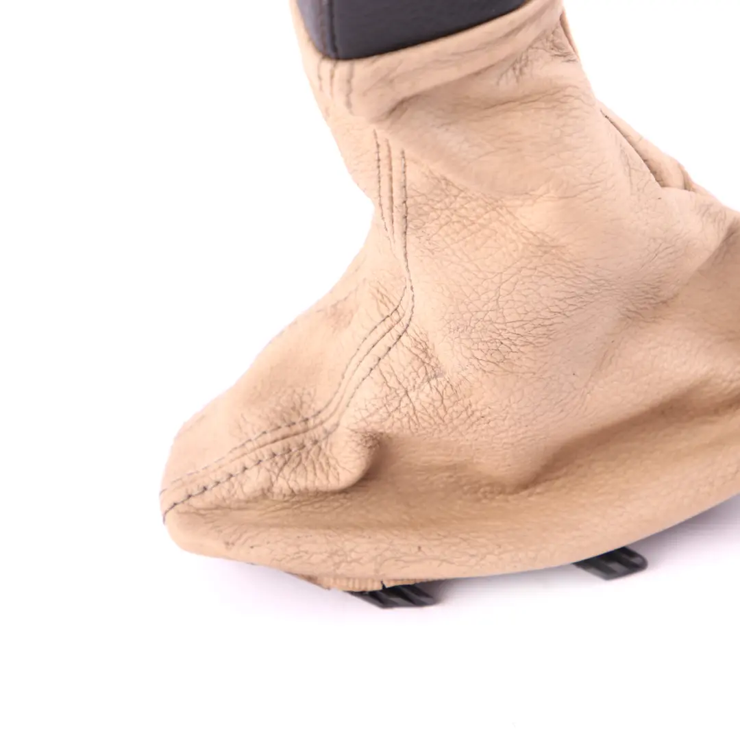 Handbrake Lever Cover Sandbeige to BMW X3 Series E83 with Part number 3424469 BMW X3 Series E83 Handbrake Lever Cover Sandbeige - SKU rhd-3424469 - Part number 3424469