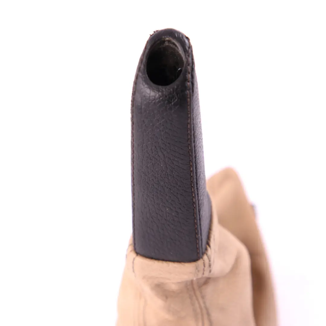 Handbrake Lever Cover Sandbeige to BMW X3 Series E83 with Part number 3424469 BMW X3 Series E83 Handbrake Lever Cover Sandbeige - SKU rhd-3424469 - Part number 3424469