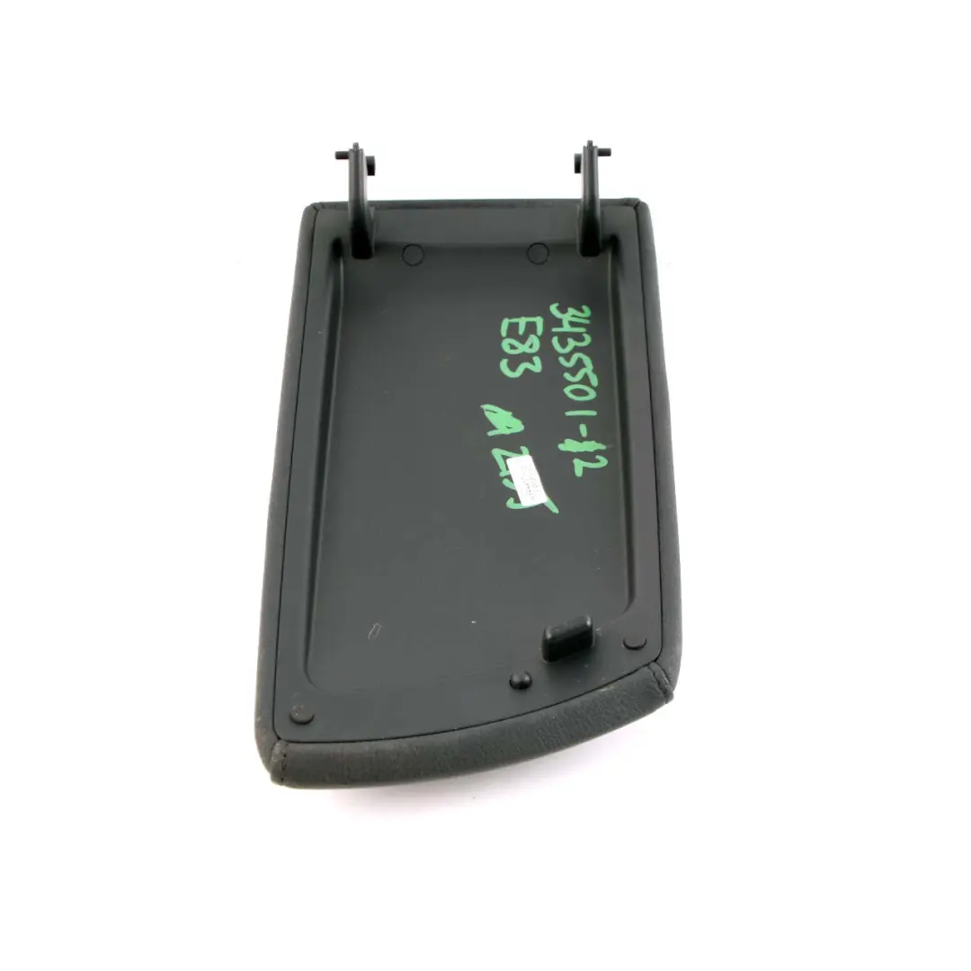 Armrest Cover BMW X3 E83 LCI 2 Front Imitaion Leather Black to with Part number 3435501 Armrest Cover BMW X3 E83 LCI 2 Front Imitaion Leather Black - SKU rhd-3435501-2 - Part number 3435501