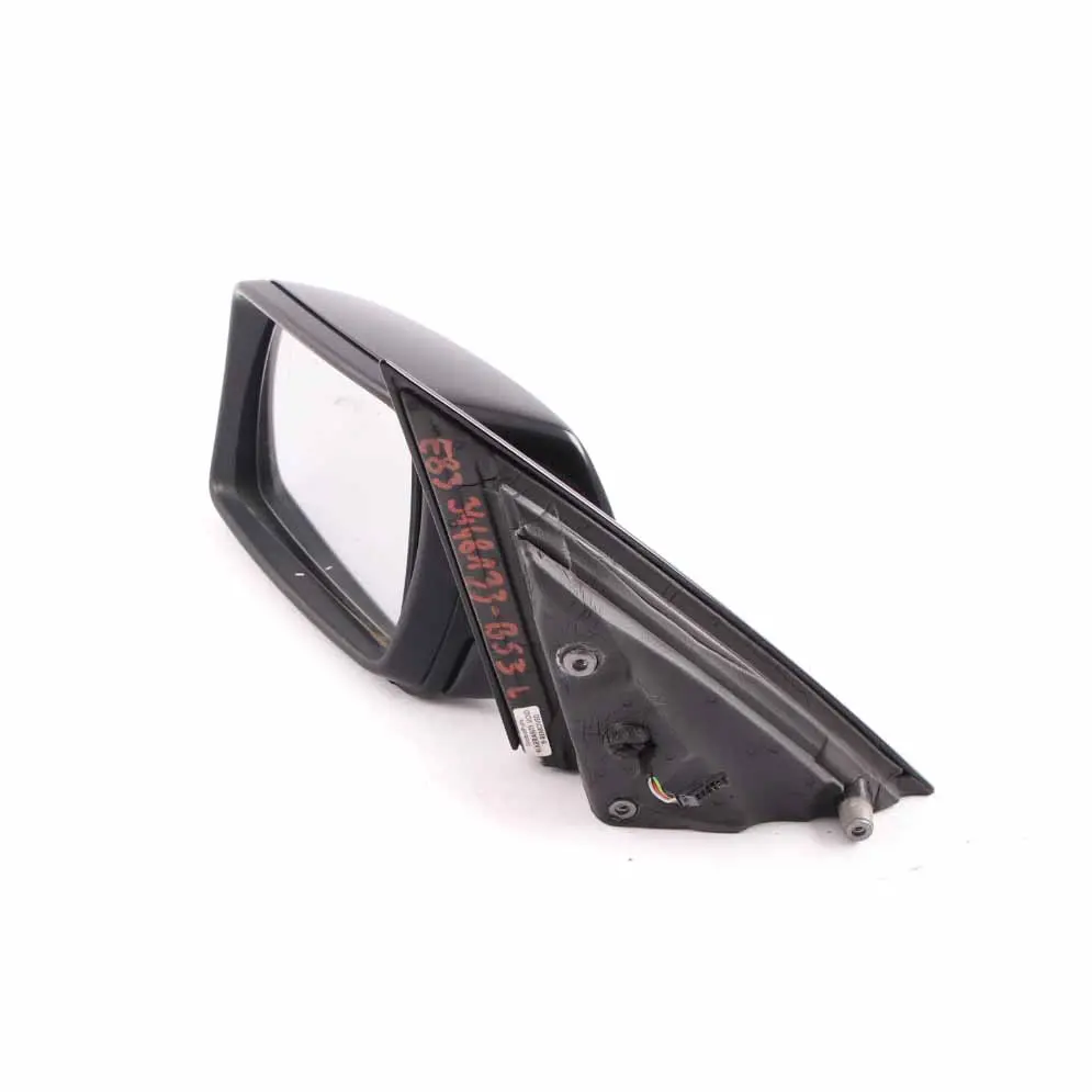 Wing Mirror BMW X3 E83 LCI 3 Heated Left Door N/S Black Sapphire Metallic 475 to with Part number 3448133 Wing Mirror BMW X3 E83 LCI 3 Heated Left Door N/S Black Sapphire Metallic 475 - SKU rhd-3448133-BS3 - Part number 3448133