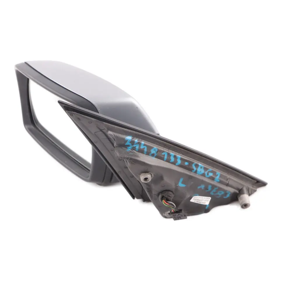 BMW X3 E83 Heated Left Door N/S Wing Mirror Silbergrau Silver Grey A08 - SKU rhd-3448133-SBG2 - Part number 3448133