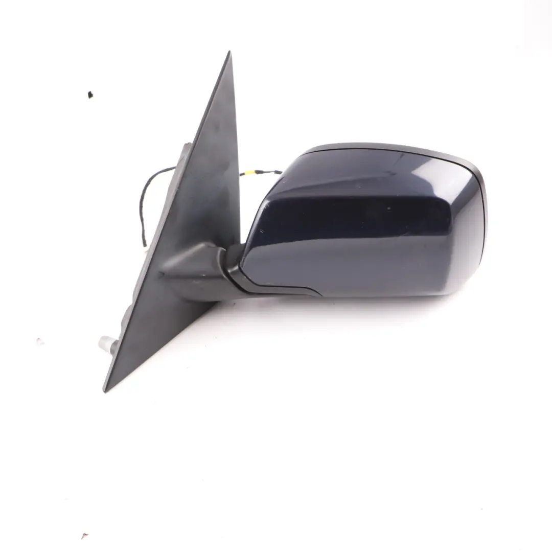 Wing Mirror Auto Dip Heated Door Front Left N/S Monaco Blue - A35 to BMW X3 E83 with Part number 3448167 BMW X3 E83 Wing Mirror Auto Dip Heated Door Front Left N/S Monaco Blue - A35 - SKU rhd-3448167-MB - Part number 3448167