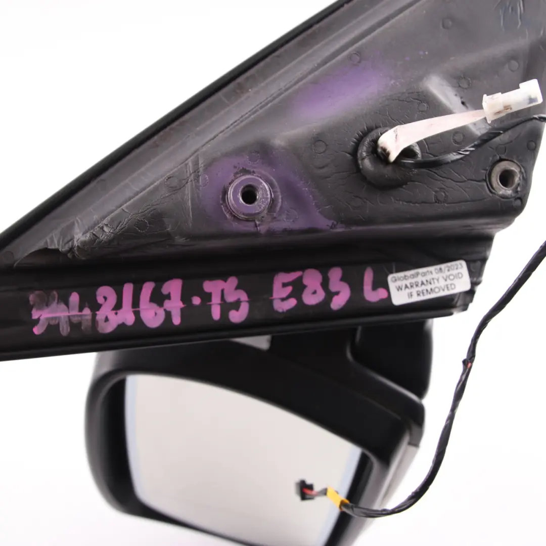 Wing Mirror Auto Dip Front Left Door N/S Titan Silver 354 to BMW X3 E83 with Part number 3448167 BMW X3 E83 Wing Mirror Auto Dip Front Left Door N/S Titan Silver 354 - SKU rhd-3448167-TS - Part number 3448167