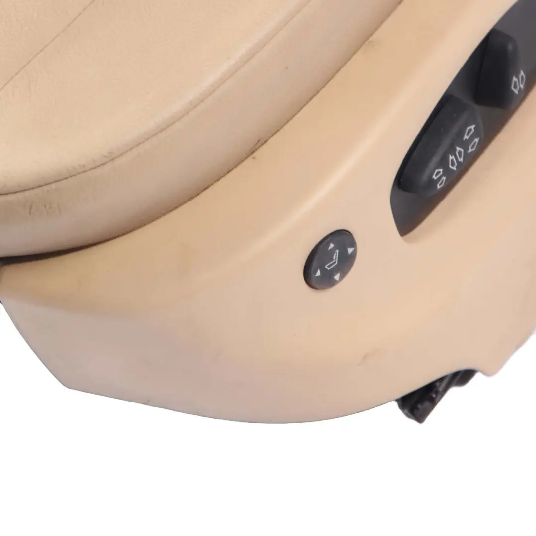 Front Seat BMW E83 LCI Memory Lumbar Left N/S Leather Nevada Sand Beige to with Part number 3448609 Front Seat BMW E83 LCI Memory Lumbar Left N/S Leather Nevada Sand Beige - SKU rhd-3448609-2 - Part number 3448609