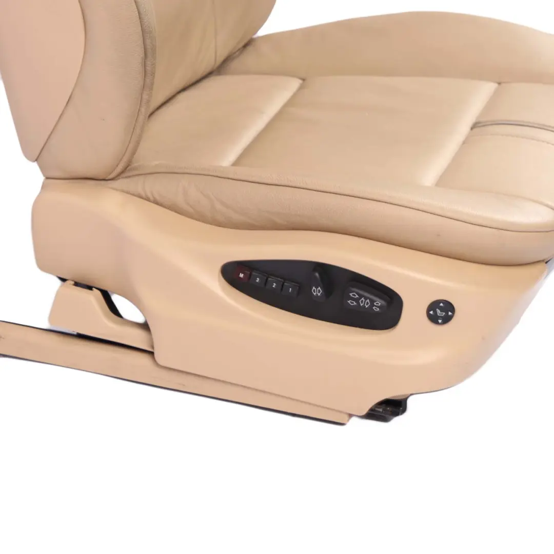 Front Seat BMW E83 LCI Memory Lumbar Right O/S Driver Leather Nevada Sand Beige to with Part number 3448609 Front Seat BMW E83 LCI Memory Lumbar Right O/S Driver Leather Nevada Sand Beige - SKU rhd-3448609-3 - Part number 3448609