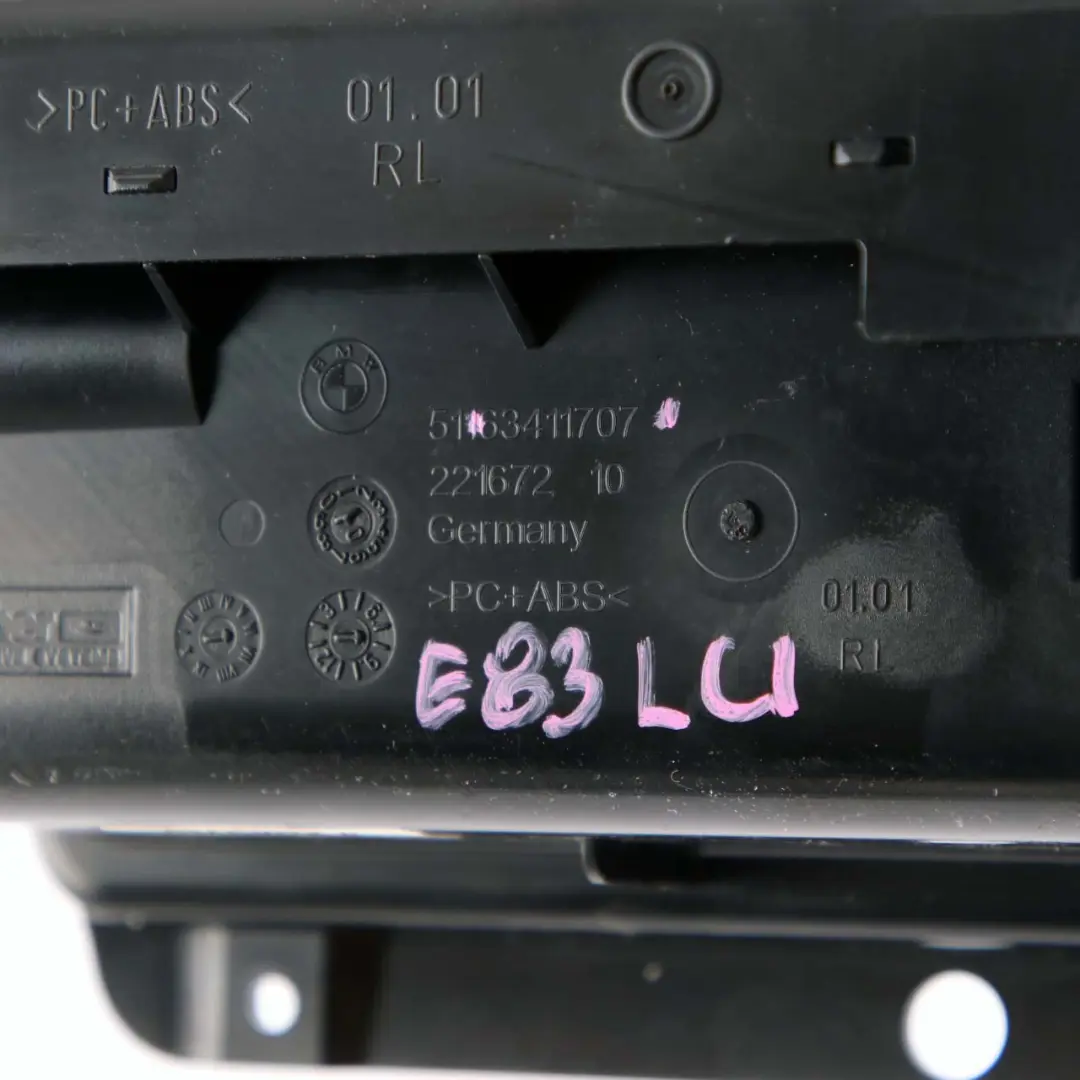  Centre Console Ashtray BMW X3 3 E83 LCI Trim Ash Tray - SKU rhd-3448661-5 - Part number 3448661