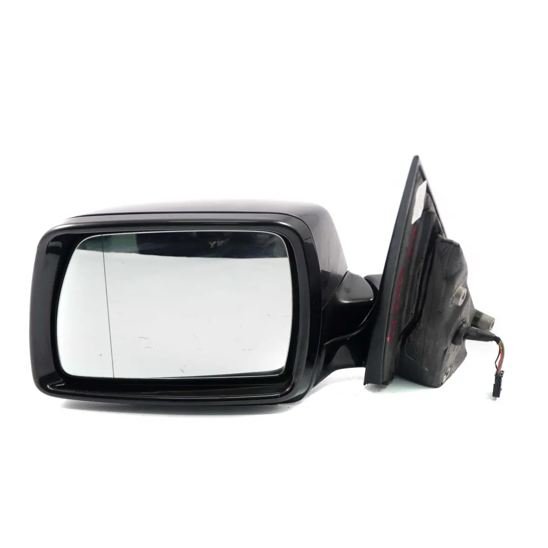 High Gloss Left Door Wing Mirror N/S Monacoblau Blue A35 to BMW X3 E83 LCI M Sport with Part number 3450515 BMW X3 E83 LCI M Sport High Gloss Left Door Wing Mirror N/S Monacoblau Blue A35 - SKU rhd-3450515-MB - Part number 3450515