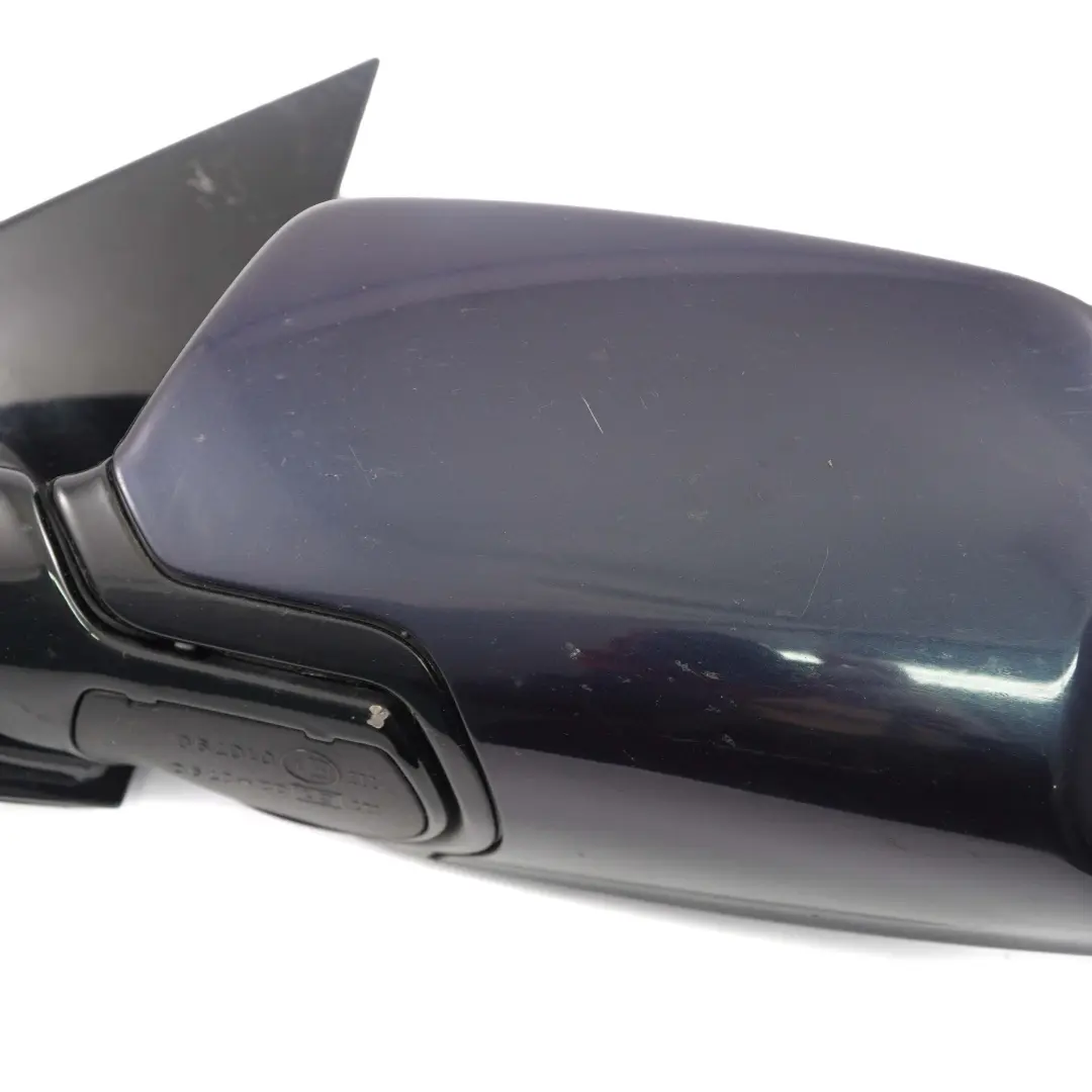 High Gloss Left Door Wing Mirror N/S Monacoblau Blue A35 to BMW X3 E83 LCI M Sport with Part number 3450515 BMW X3 E83 LCI M Sport High Gloss Left Door Wing Mirror N/S Monacoblau Blue A35 - SKU rhd-3450515-MB - Part number 3450515