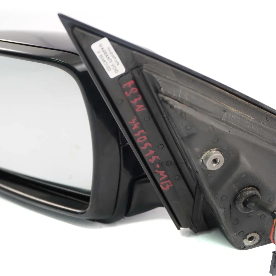 High Gloss Left Door Wing Mirror N/S Monacoblau Blue A35 to BMW X3 E83 LCI M Sport with Part number 3450515 BMW X3 E83 LCI M Sport High Gloss Left Door Wing Mirror N/S Monacoblau Blue A35 - SKU rhd-3450515-MB - Part number 3450515