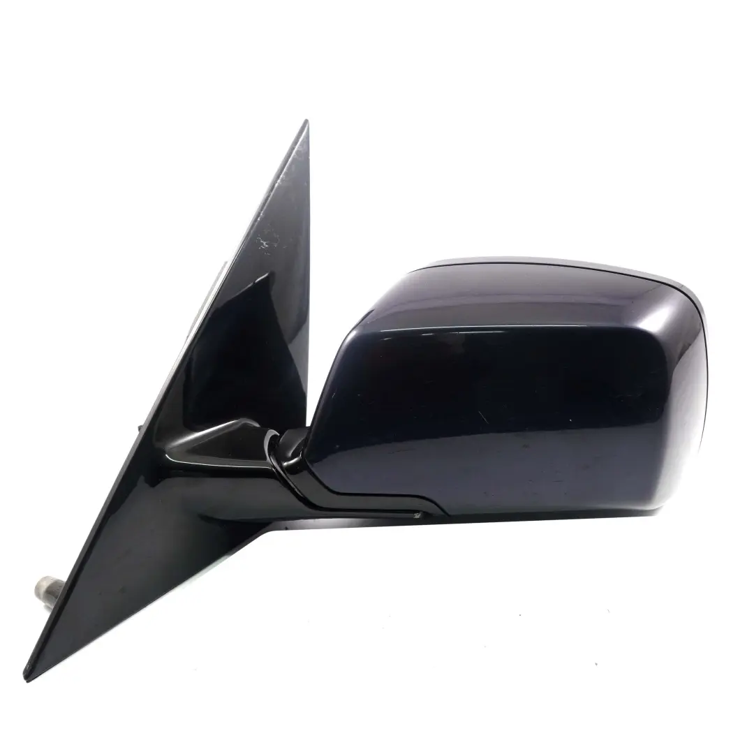 High Gloss Left Door Wing Mirror N/S Monacoblau Blue A35 to BMW X3 E83 LCI M Sport with Part number 3450515 BMW X3 E83 LCI M Sport High Gloss Left Door Wing Mirror N/S Monacoblau Blue A35 - SKU rhd-3450515-MB - Part number 3450515