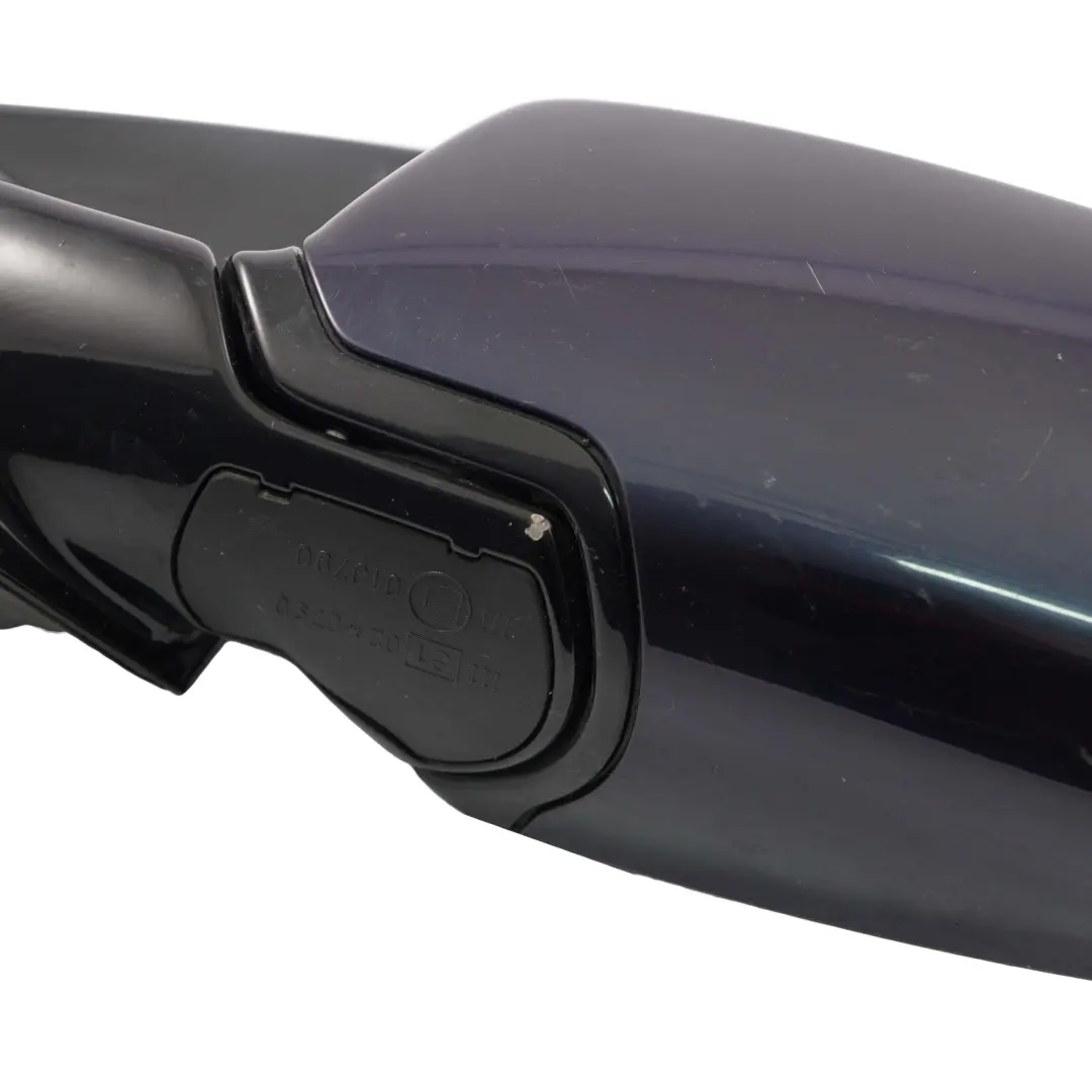 High Gloss Left Door Wing Mirror N/S Monacoblau Blue A35 to BMW X3 E83 LCI M Sport with Part number 3450515 BMW X3 E83 LCI M Sport High Gloss Left Door Wing Mirror N/S Monacoblau Blue A35 - SKU rhd-3450515-MB - Part number 3450515
