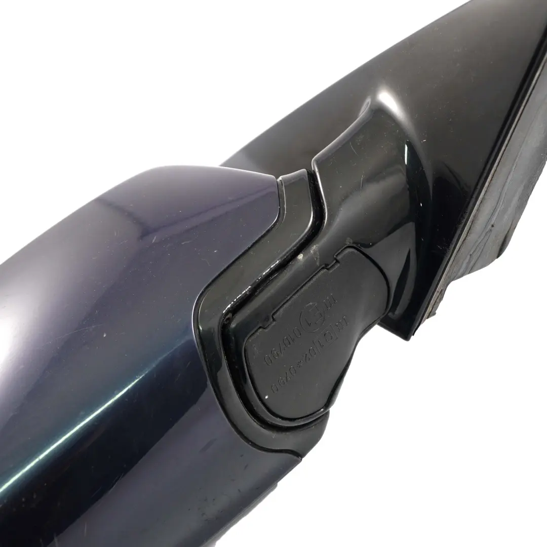 High Gloss Right Wing Mirror O/S Monacoblau Monaco Blue to BMW X3 E83 LCI M Sport with Part number 3450516 BMW X3 E83 LCI M Sport High Gloss Right Wing Mirror O/S Monacoblau Monaco Blue - SKU rhd-3450516-MB - Part number 3450516