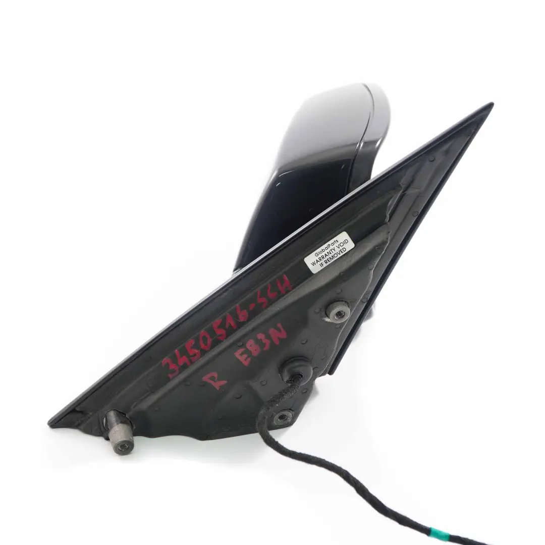  Wing Mirror BMW X3 E83 LCI M Sport Heated High Gloss Right O/S Schwarz - SKU rhd-3450516-SCH - Part number 3450516