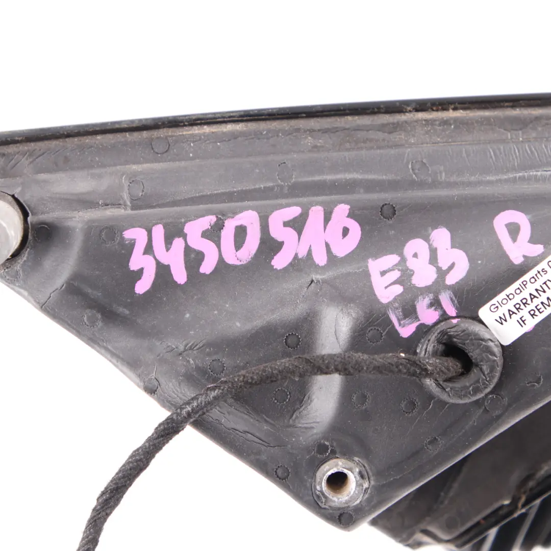 Wing Mirror High Gloss Door Right O/S Heated Outside to BMW X3 E83 LCI M Sport with Part number 3450516 BMW X3 E83 LCI M Sport Wing Mirror High Gloss Door Right O/S Heated Outside - SKU rhd-3450516 - Part number 3450516