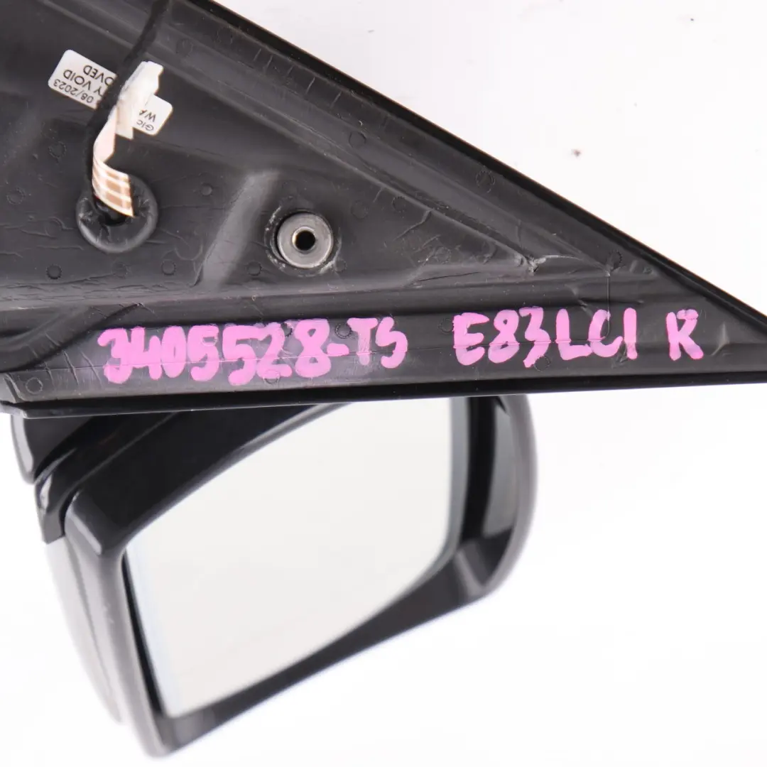 Wing Mirror High Gloss Auto Dip Right O/S Titan Silver - 354 to BMW X3 E83 LCI with Part number 3450528 BMW X3 E83 LCI Wing Mirror High Gloss Auto Dip Right O/S Titan Silver - 354 - SKU rhd-3450528-TS - Part number 3450528