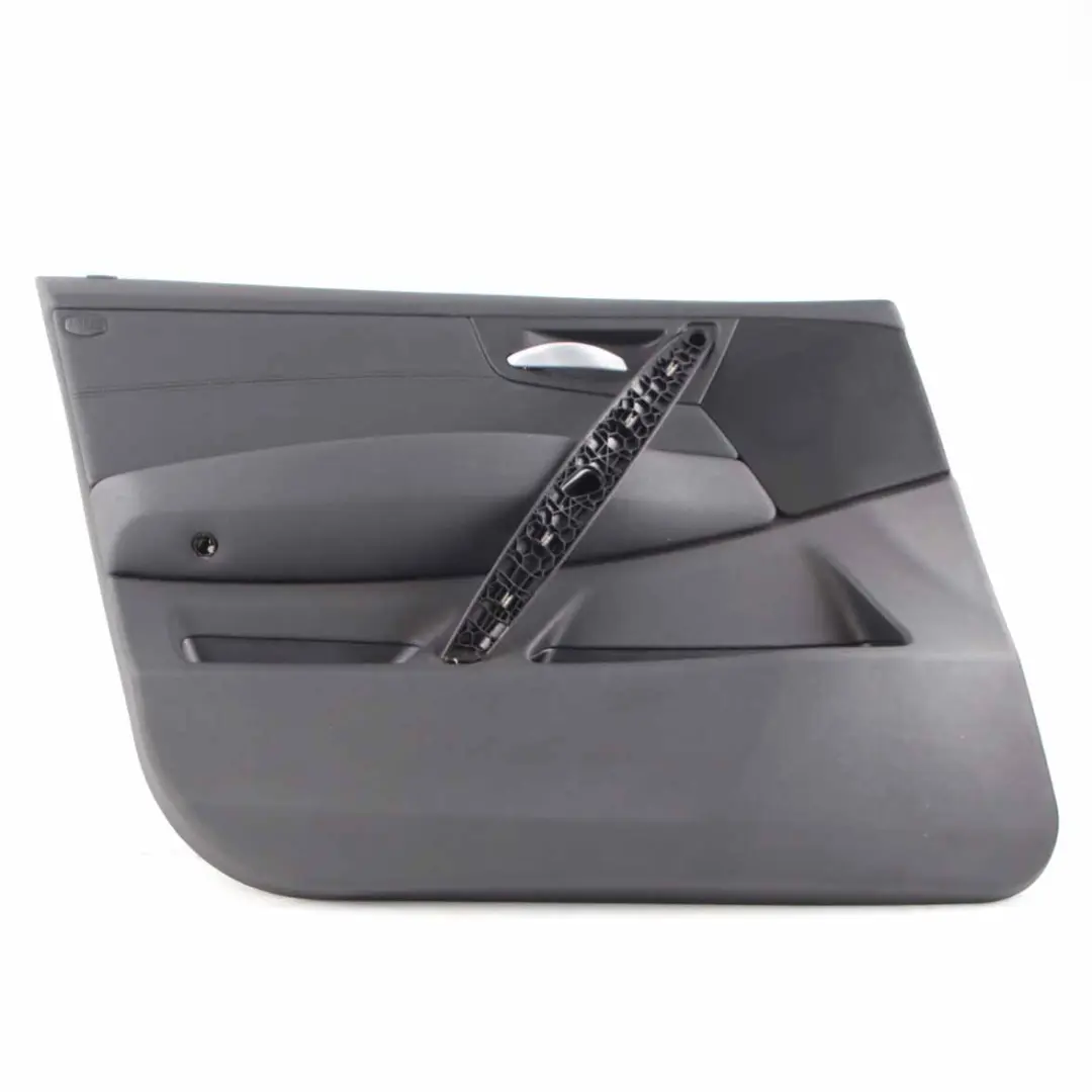 Front Left N/S Door Card Lining Sensatec Vinyl Black to BMW X3 Series E83 with Part number 3451229 BMW X3 Series E83 Front Left N/S Door Card Lining Sensatec Vinyl Black - SKU rhd-3451229 - Part number 3451229