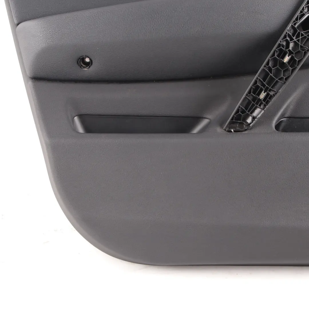 Front Left N/S Door Card Lining Sensatec Vinyl Black to BMW X3 Series E83 with Part number 3451229 BMW X3 Series E83 Front Left N/S Door Card Lining Sensatec Vinyl Black - SKU rhd-3451229 - Part number 3451229