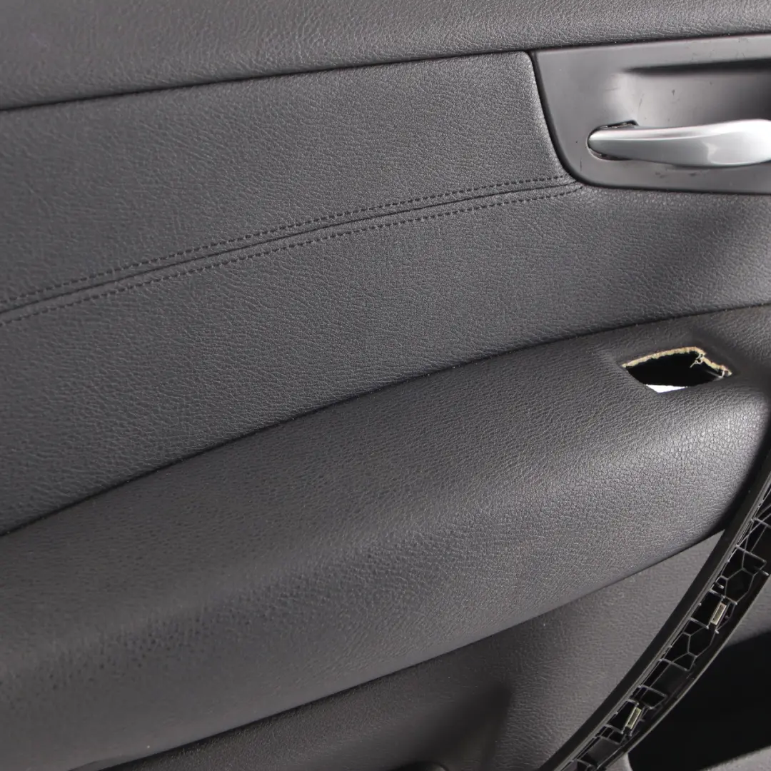 Front Left N/S Door Card Lining Sensatec Vinyl Black to BMW X3 Series E83 with Part number 3451229 BMW X3 Series E83 Front Left N/S Door Card Lining Sensatec Vinyl Black - SKU rhd-3451229 - Part number 3451229