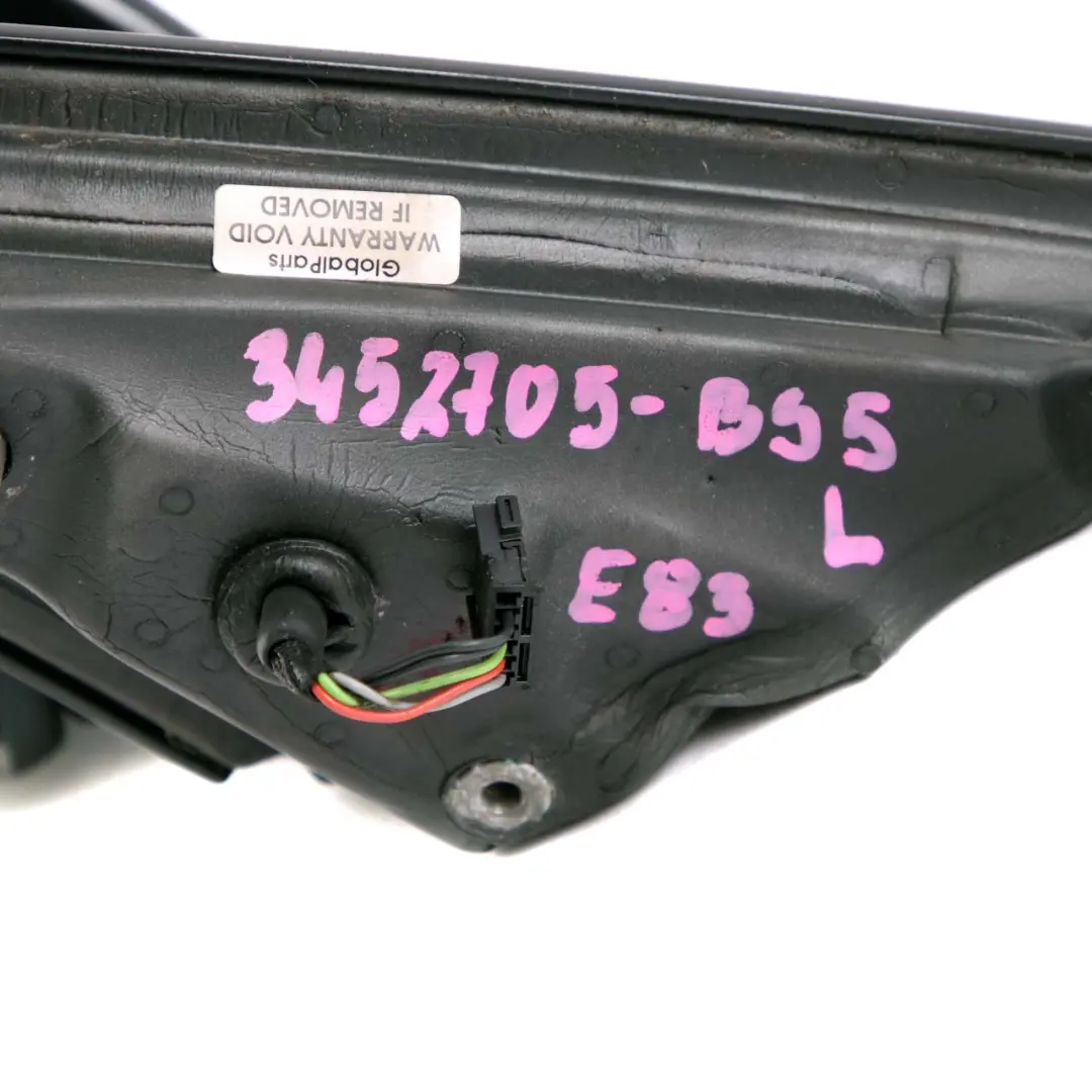 Door Wing Mirror BMW X3 E83 5 Sport High Gloss Left N/S Black Sapphire 475 to with Part number 3452705 Door Wing Mirror BMW X3 E83 5 Sport High Gloss Left N/S Black Sapphire 475 - SKU rhd-3452705-BS5 - Part number 3452705