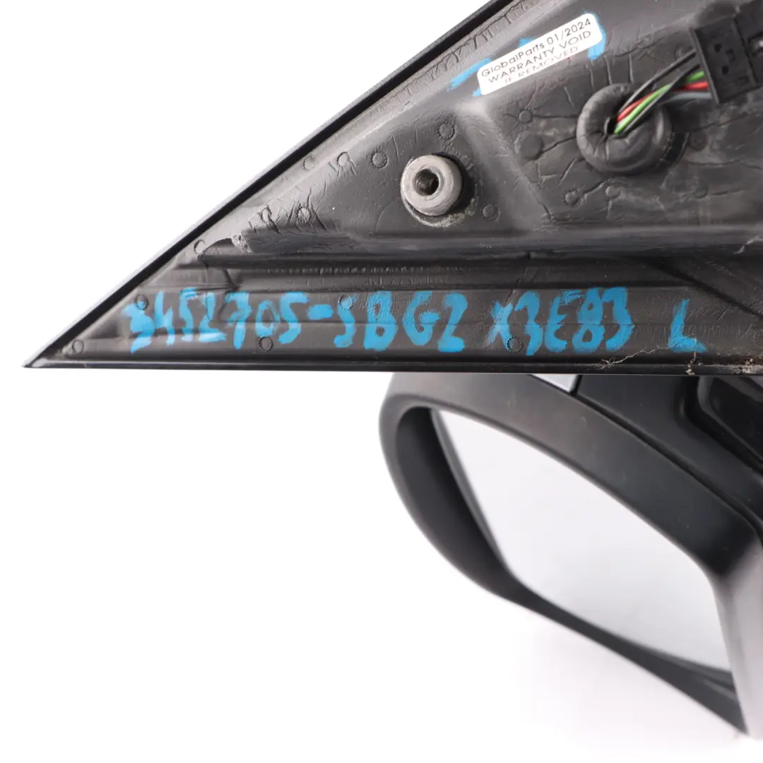 High Gloss Heated Wing Mirror Left N/S Silver Grey A08 to BMW X3 E83 M Sport with Part number 3452705 BMW X3 E83 M Sport High Gloss Heated Wing Mirror Left N/S Silver Grey A08 - SKU rhd-3452705-SBG2 - Part number 3452705