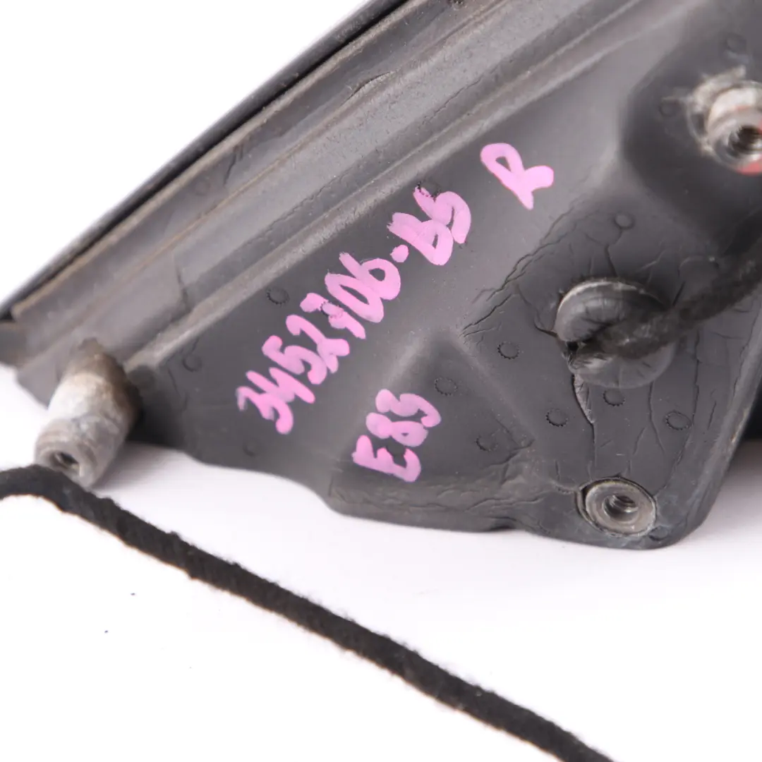 Wing Mirror BMW X3 E83 M Sport High Gloss Right Door O/S Black Sapphire 475 to with Part number 3452706 Wing Mirror BMW X3 E83 M Sport High Gloss Right Door O/S Black Sapphire 475 - SKU rhd-3452706-BS - Part number 3452706