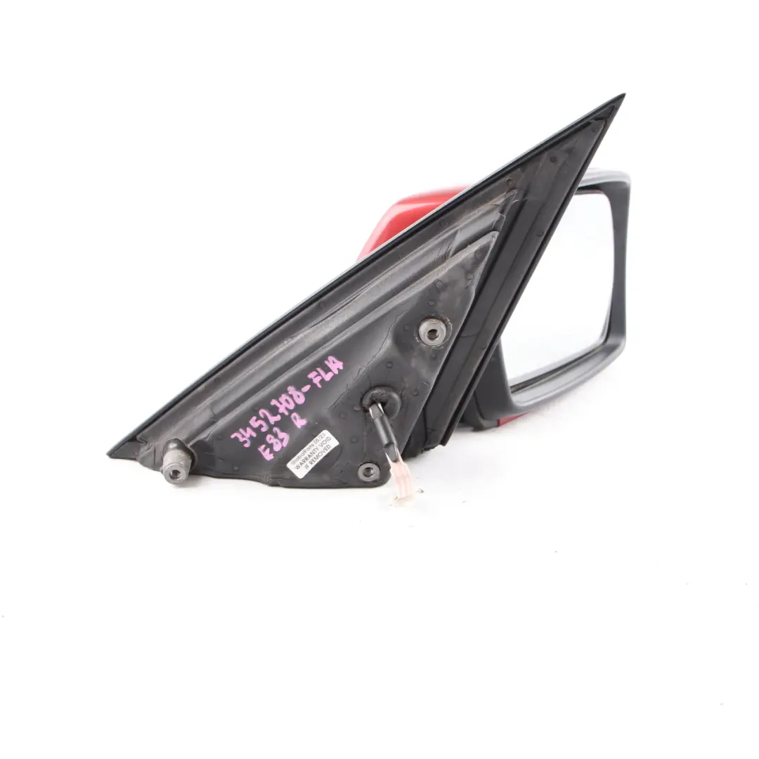 Wing Mirror Heated Right O/S Memory Flamenco Red Metallic 470 to BMW X3 E83 M Sport with Part number 3452708 BMW X3 E83 M Sport Wing Mirror Heated Right O/S Memory Flamenco Red Metallic 470 - SKU rhd-3452708-FLA - Part number 3452708