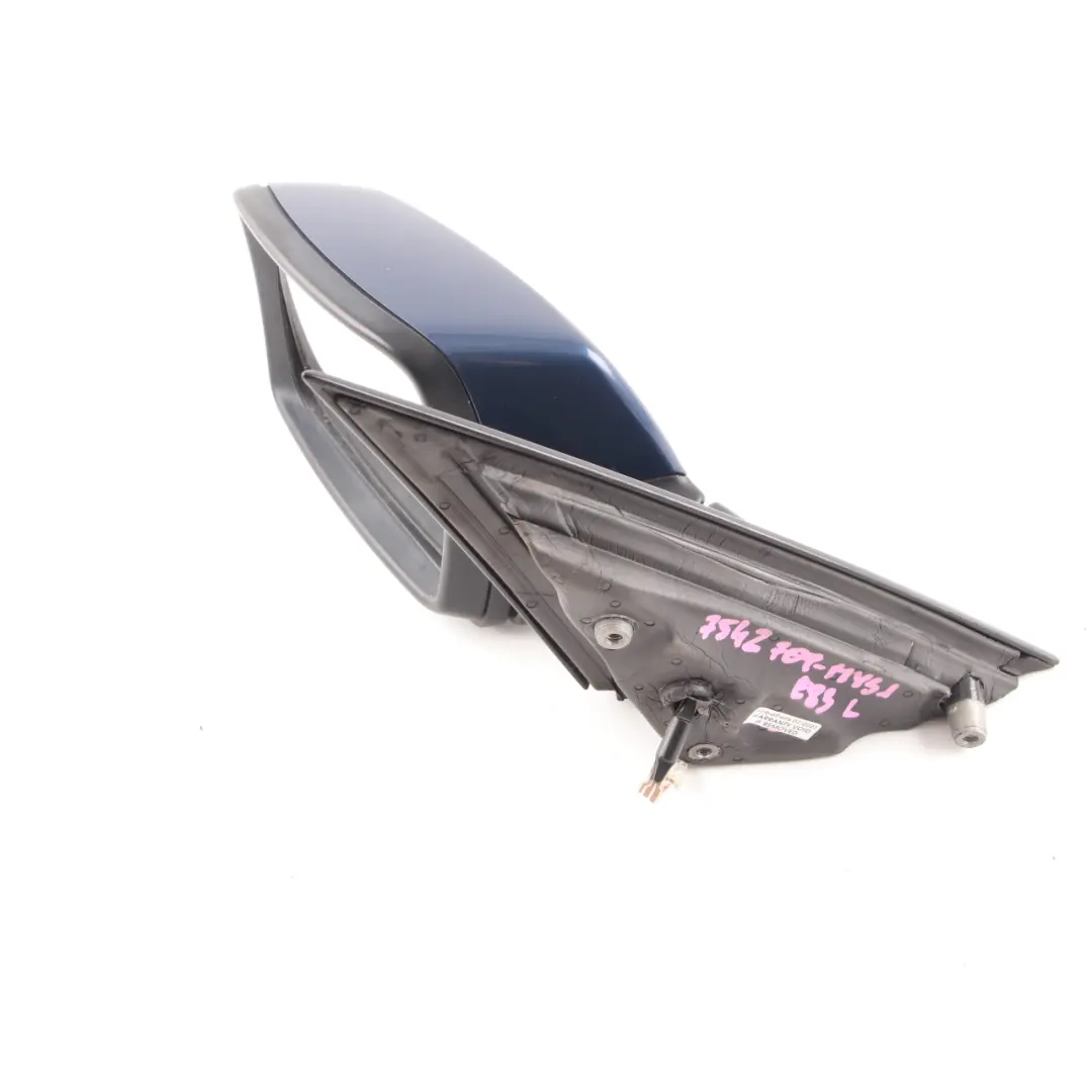 Wing Mirror Power Fold Left N/S Mystic Blue Metallic - A07 to BMW X3 E83 M Sport with Part number 3452709 BMW X3 E83 M Sport Wing Mirror Power Fold Left N/S Mystic Blue Metallic - A07 - SKU rhd-3452709-MYS1 - Part number 3452709