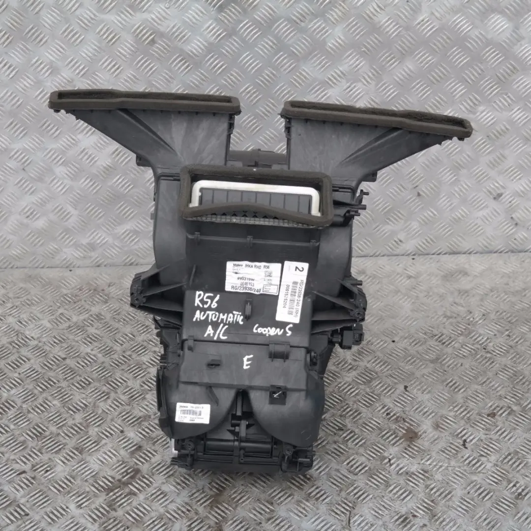HEATER BLOWER MATRIX BOX VALEO 3453616 to BMW MINI Cooper S One R56 R57 LCi R58 R59 with Part number 64113453616 BMW MINI Cooper S One R56 R57 LCi R58 R59 HEATER BLOWER MATRIX BOX VALEO 3453616 - SKU rhd-3453616 - Part number 64113453616