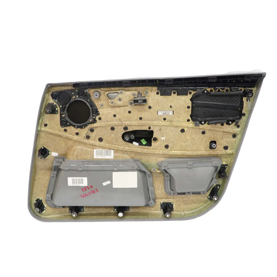 Front Left N/S Door Card Lining Leather Nevada Grey to BMW X3 Series E83 LCI with Part number 3453855 BMW X3 Series E83 LCI Front Left N/S Door Card Lining Leather Nevada Grey - SKU rhd-3453855 - Part number 3453855