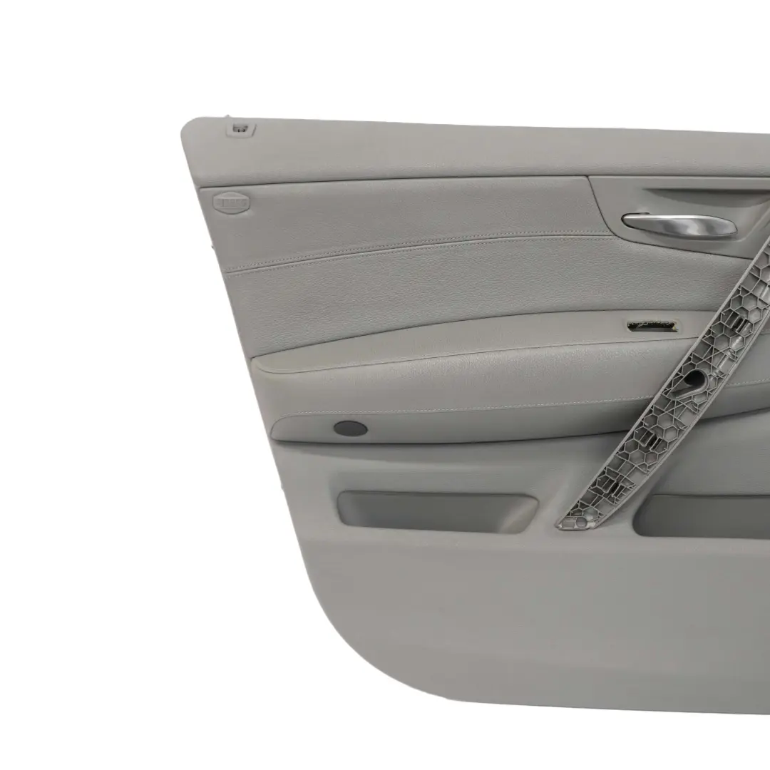 Front Left N/S Door Card Lining Leather Nevada Grey to BMW X3 Series E83 LCI with Part number 3453855 BMW X3 Series E83 LCI Front Left N/S Door Card Lining Leather Nevada Grey - SKU rhd-3453855 - Part number 3453855