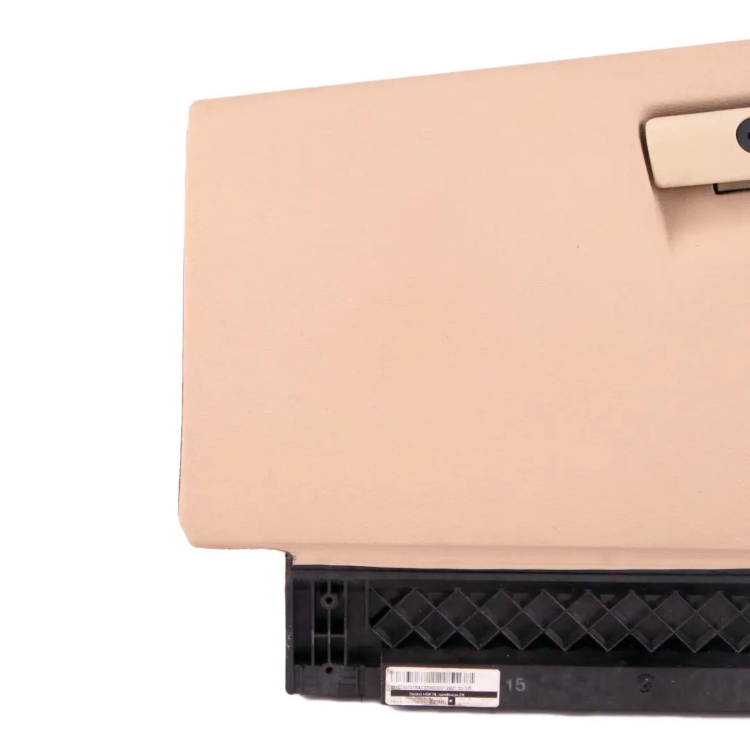 Dashboard Dash Glove Box Lid Sandbeige Beige to BMW X3 E83 LCI with Part number 3454939 BMW X3 E83 LCI Dashboard Dash Glove Box Lid Sandbeige Beige - SKU rhd-3454939 - Part number 3454939