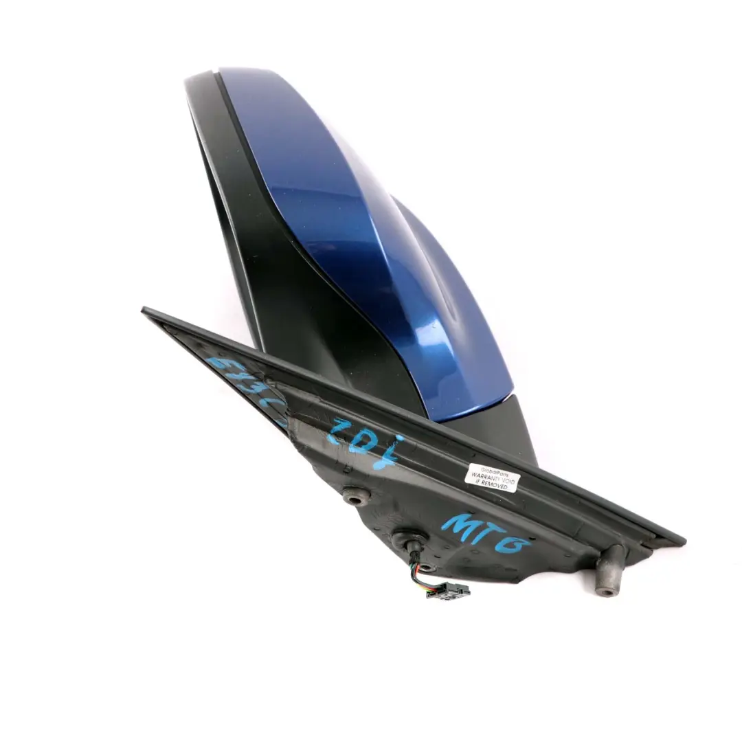 Heated Left Door Wing Mirror N/S Montegoblau Montego Blue A51 to BMW X3 E83 LCI with Part number 3455329 BMW X3 E83 LCI Heated Left Door Wing Mirror N/S Montegoblau Montego Blue A51 - SKU rhd-3455329-MTB - Part number 3455329