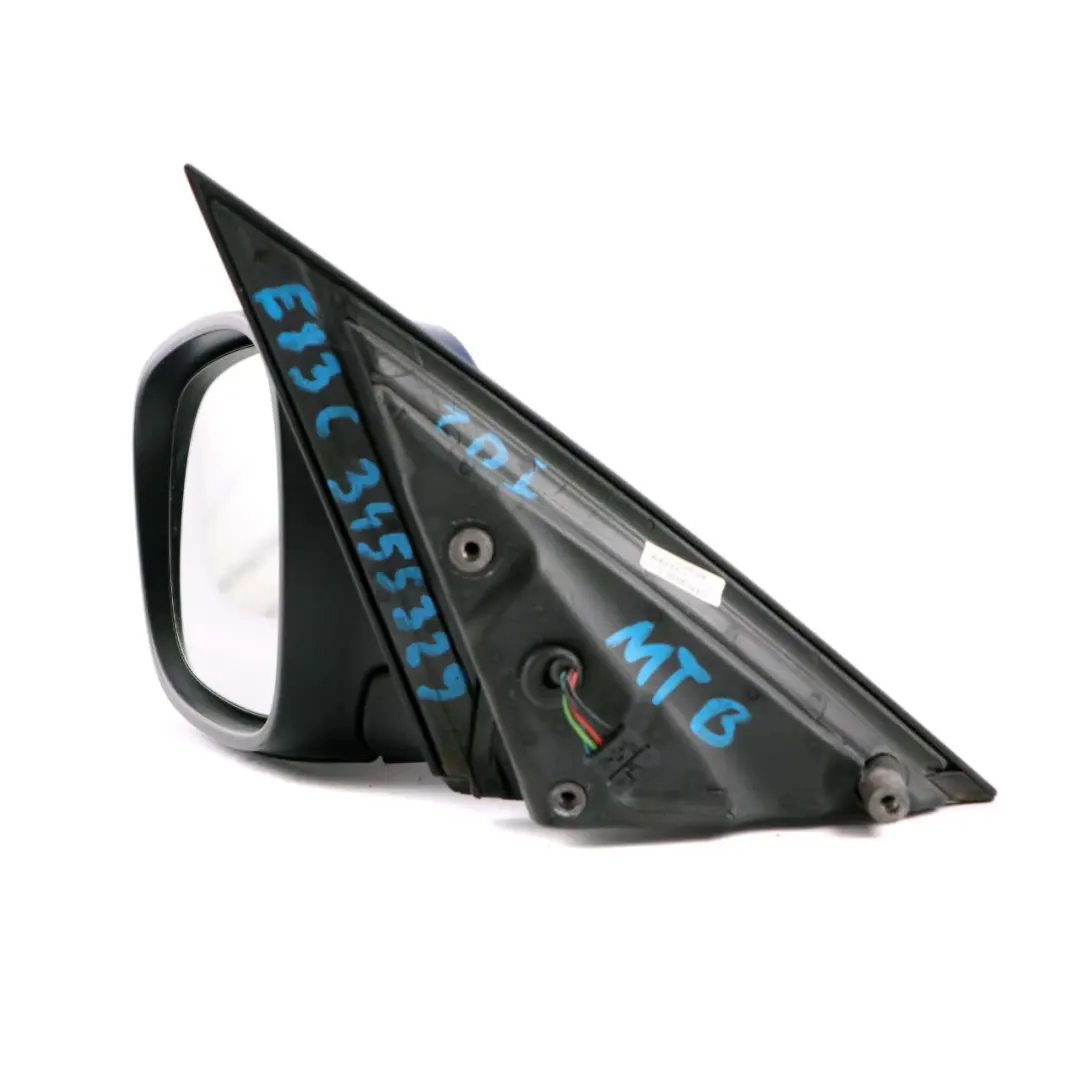 Heated Left Door Wing Mirror N/S Montegoblau Montego Blue A51 to BMW X3 E83 LCI with Part number 3455329 BMW X3 E83 LCI Heated Left Door Wing Mirror N/S Montegoblau Montego Blue A51 - SKU rhd-3455329-MTB - Part number 3455329