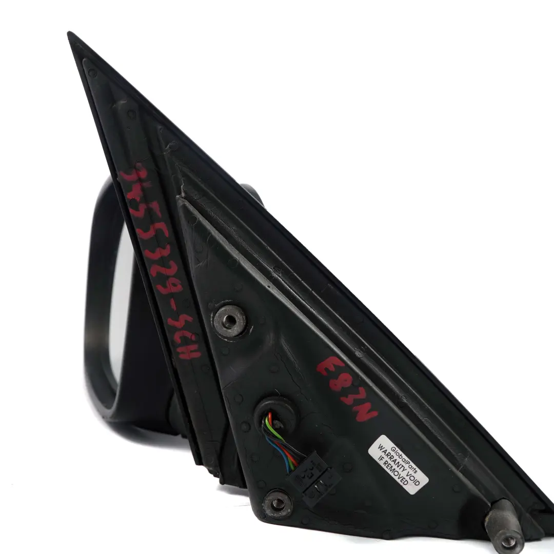  Door Wing Mirror BMW X3 E83 LCI Heated Left N/S Outside Schwarz 2 Black 668 - SKU rhd-3455329-SCH - Part number 3455329