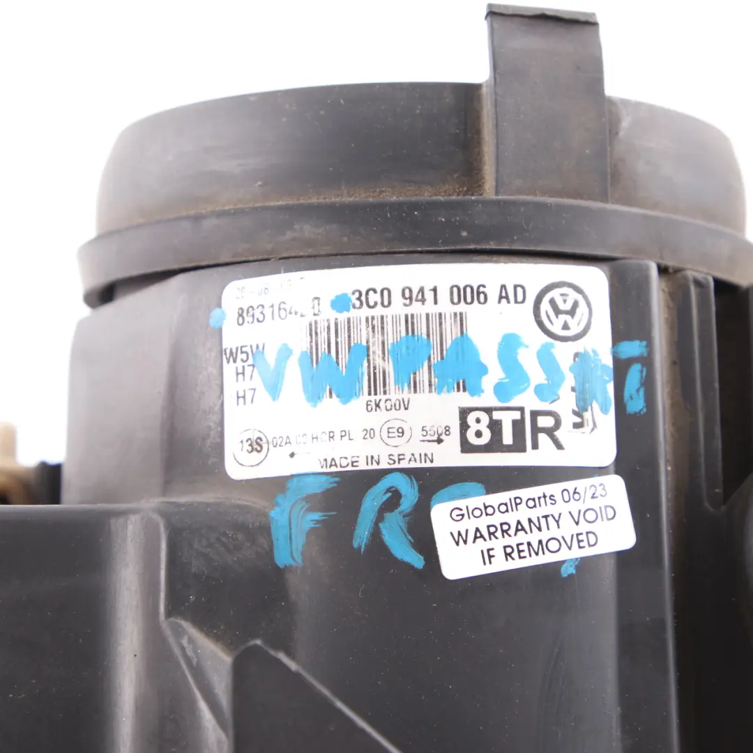 Headlight Headlamp Light Lamp Front Right O/S to Volkswagen Passat B6 with Part number 3C0941006AD Volkswagen Passat B6 Headlight Headlamp Light Lamp Front Right O/S - SKU rhd-3C0941006AD - Part number 3C0941006AD