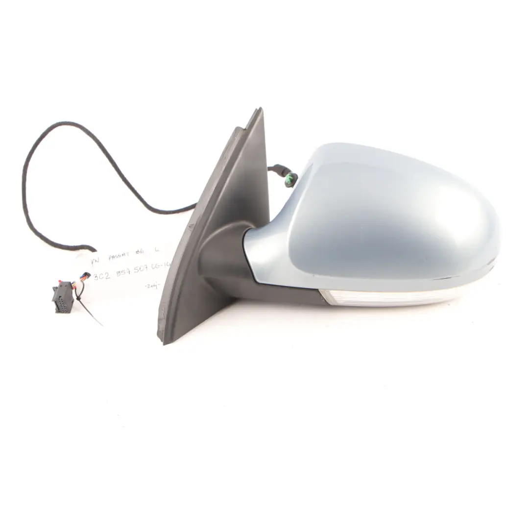 Wing Mirror Door Left N/S Iron Grey Metallic to Volkswagen Passat B6 with Part number 3C2857507CG Volkswagen Passat B6 Wing Mirror Door Left N/S Iron Grey Metallic - SKU rhd-3C2857507CG-IGR - Part number 3C2857507CG